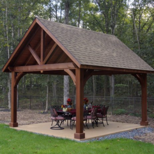 10x16 alpine wood pavilion
