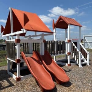 display custom swing kingdom kingdom lodge playset