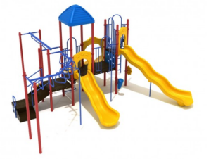 Playground equipment large playground model with 82" fall height