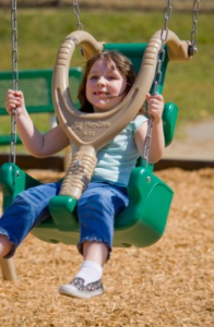 ADA compliant accessible swing.