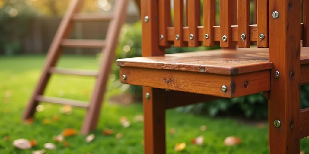 Why is it important to clean outdoor playsets?