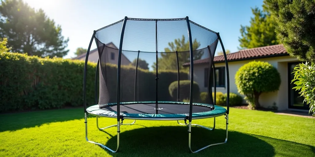 What are the benefits of adding a net to your trampoline?