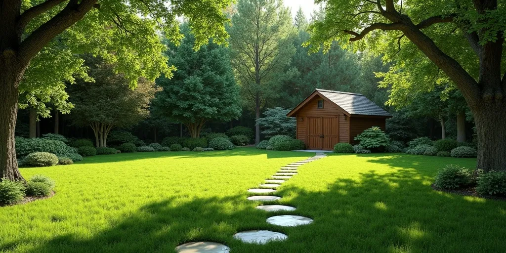 Where should i locate my wood storage shed?