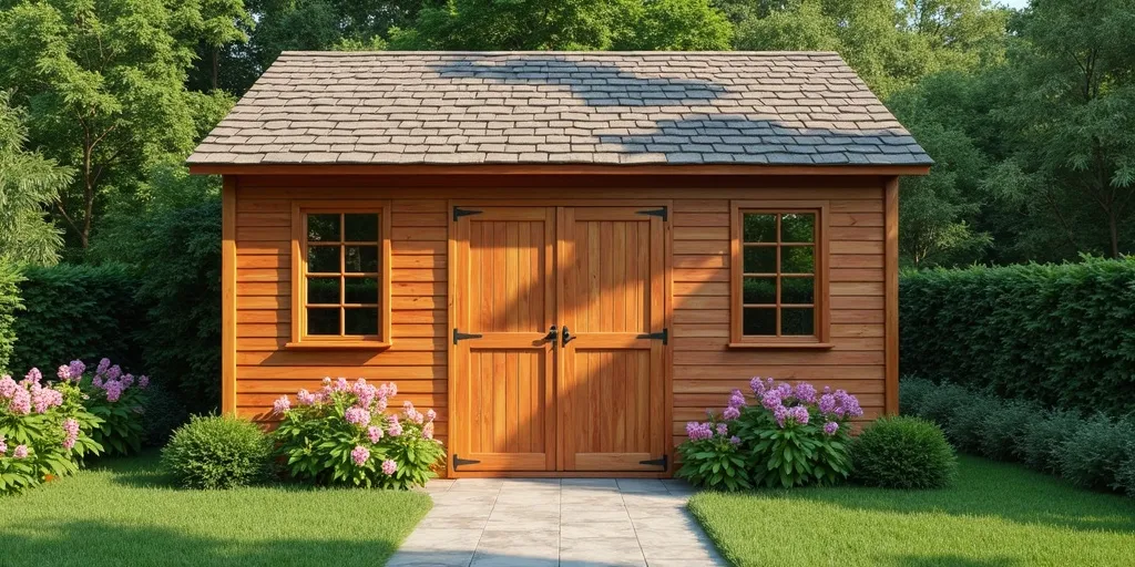 Why is regular maintenance important for a wood storage shed?