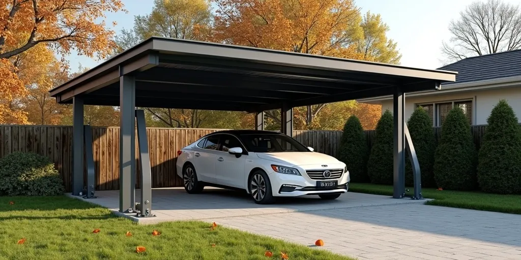 Why is it crucial to secure the carport to the ground?