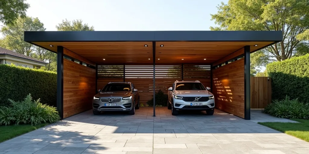 Why is ventilation important when enclosing a carport?