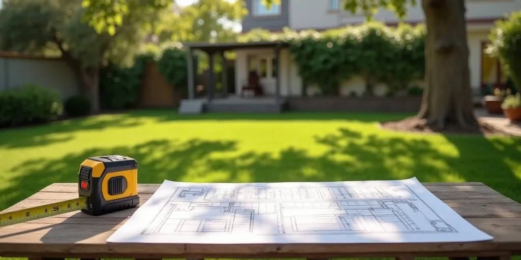 What factors should be considered when measuring for a two-car carport?