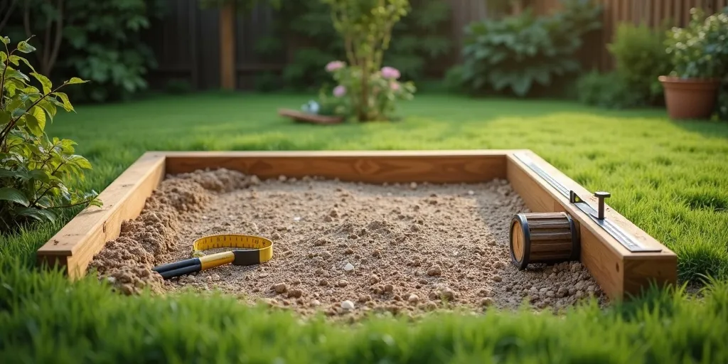 How to check if the ground is level for a shed?