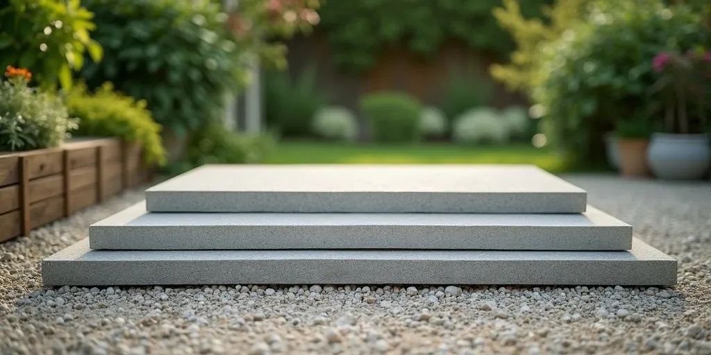 What materials can be used for a stable shed base?