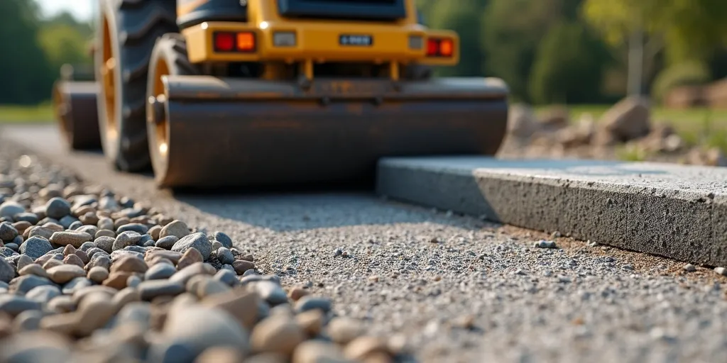 How to compact gravel for carport foundation?