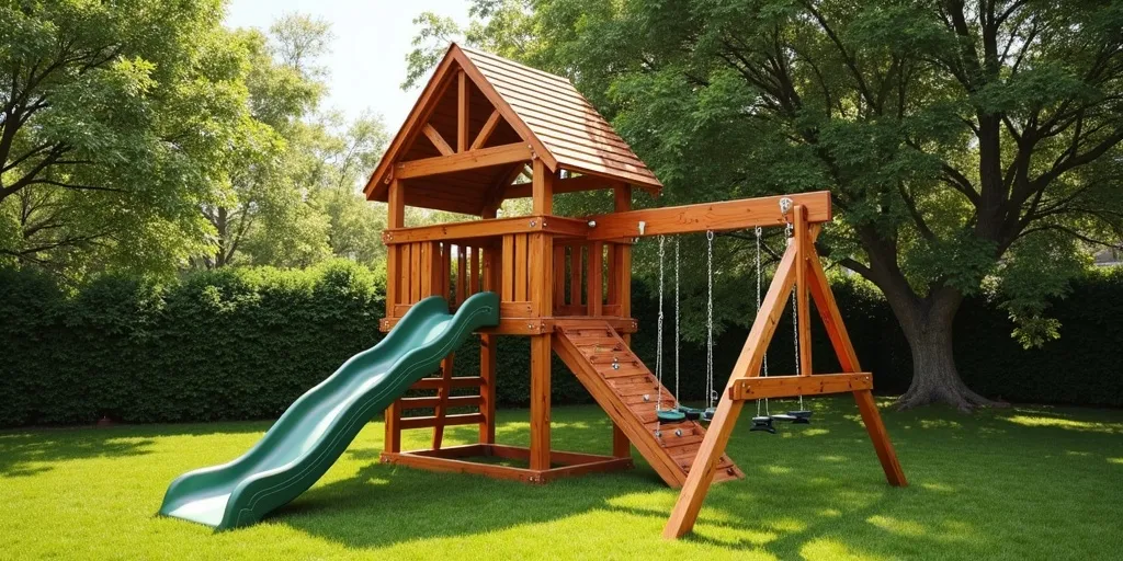 Why is regular maintenance essential for a playset's longevity?