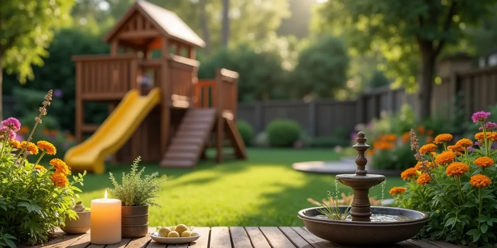 What are effective strategies to deter bees from a playset?