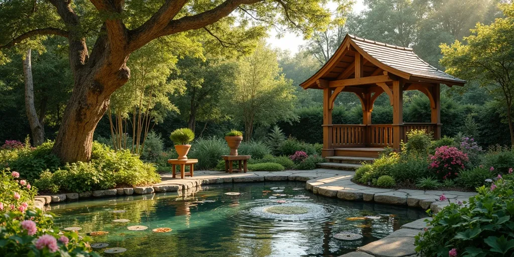 How can a gazebo transform your backyard into a tranquil oasis?