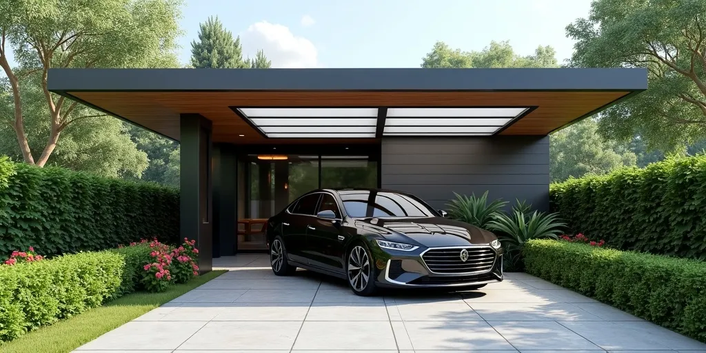 How can parking under a carport enhance your driving experience?