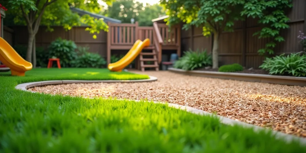 How can you choose the best ground cover for your backyard playground?