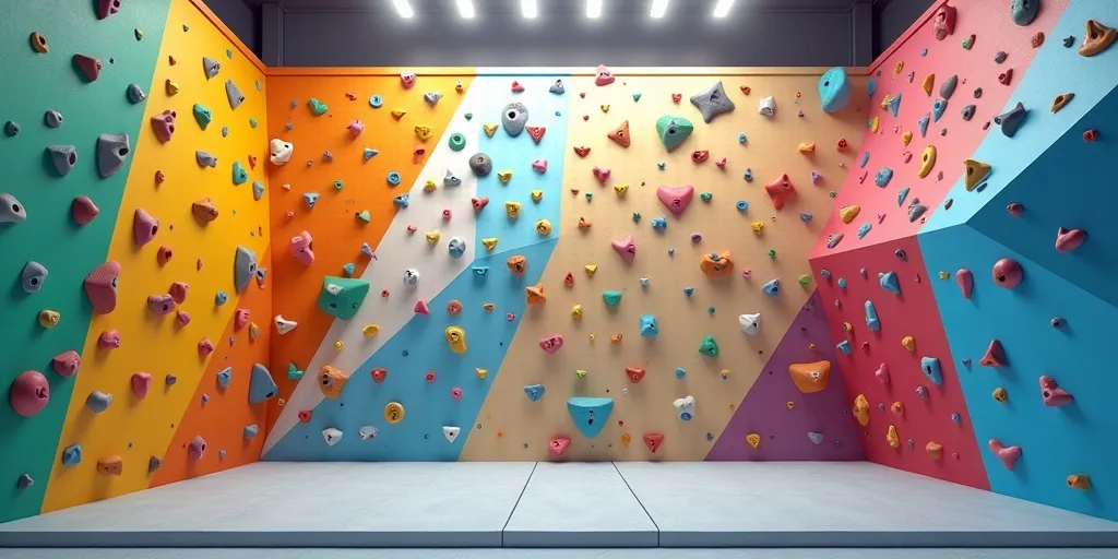 Why are climbing walls a great challenge for kids?