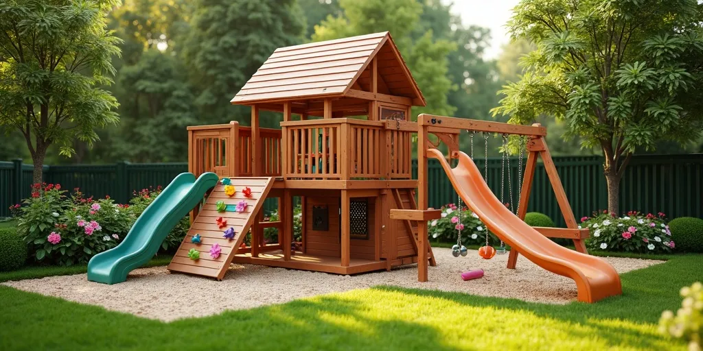 Why is it important to consider the age and interests of the child when selecting a playset?