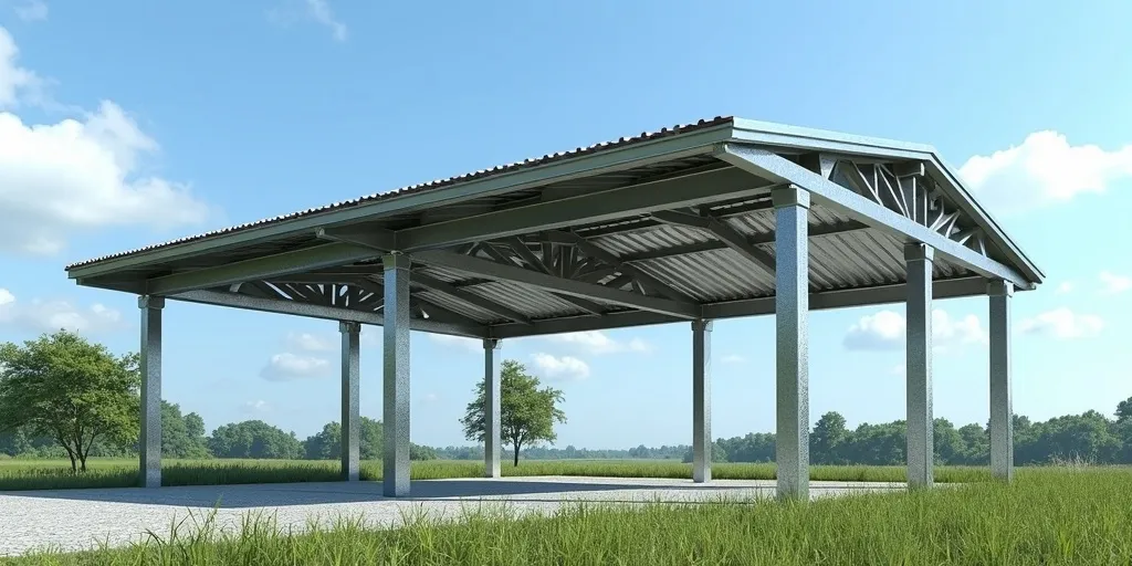 What makes galvanized steel carports more durable?