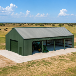 Metal Barn - Vertical Roof