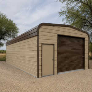 Metal Storage Building - Regular Roof