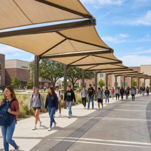 Walkway Shade Structure