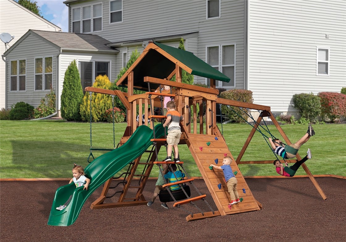Adventure Summit 1 Wooden Swing Set