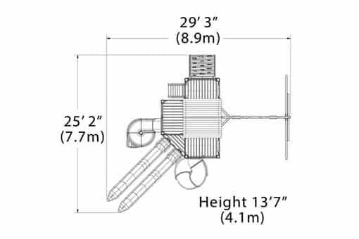 Titan Treehouse XL 11 Swing Set - Image 2