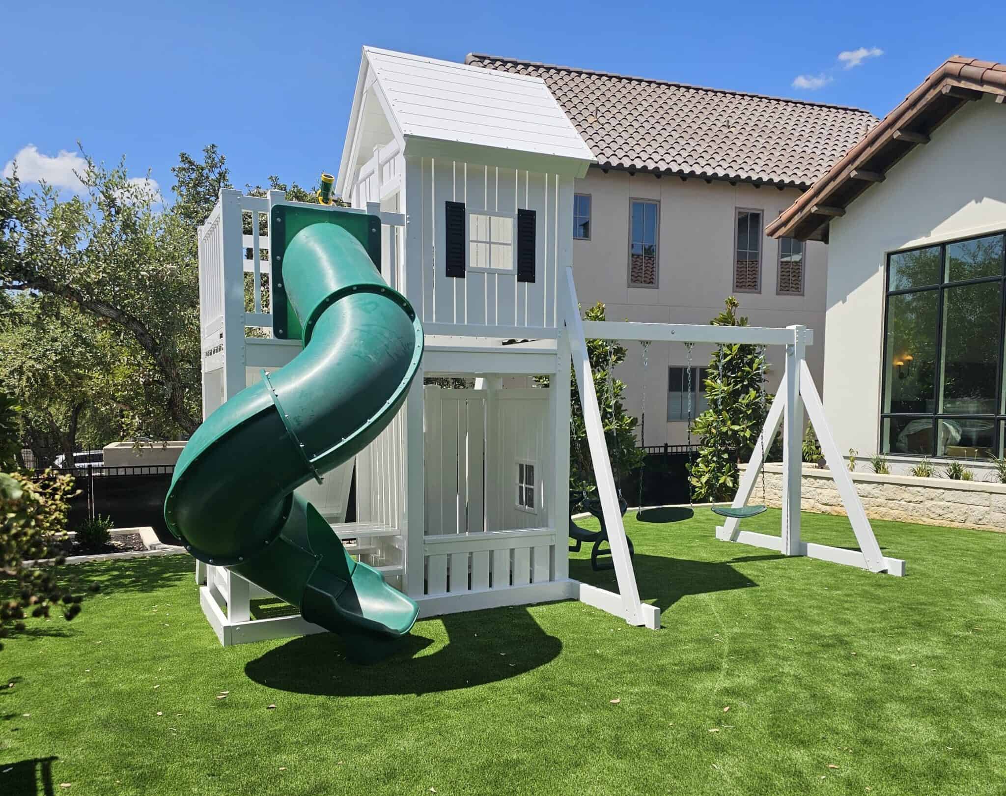 The Cottage - Backyard Swing Set