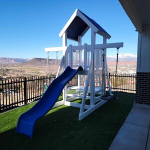The Fort - Backyard Swing Set
