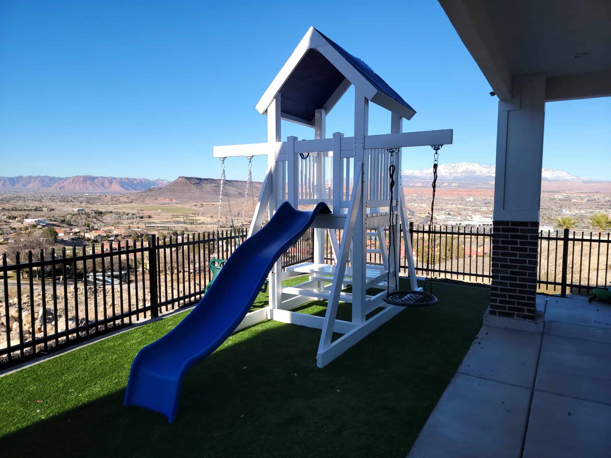 The Fort - Backyard Swing Set