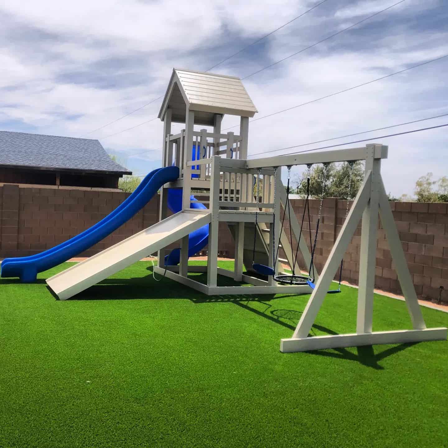 The Castle - Backyard Swing Set - Image 9