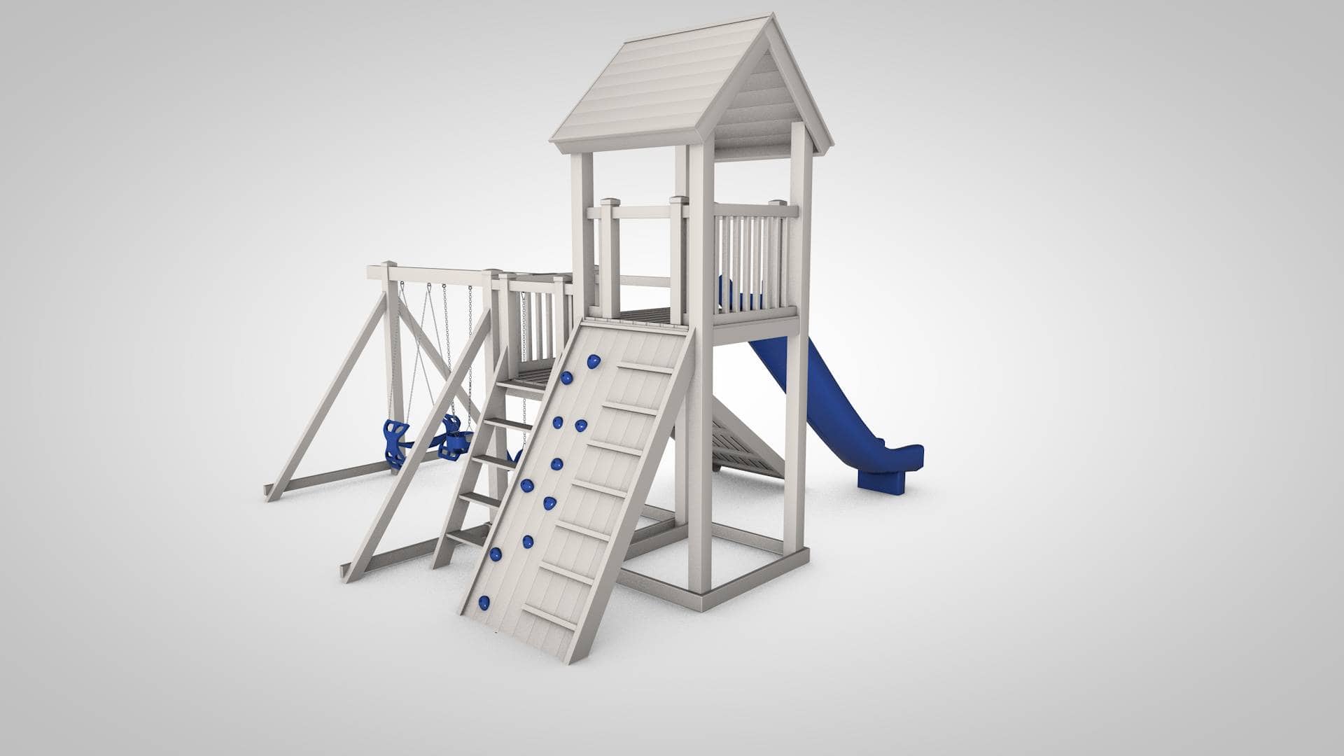 The Castle - Backyard Swing Set - Image 16