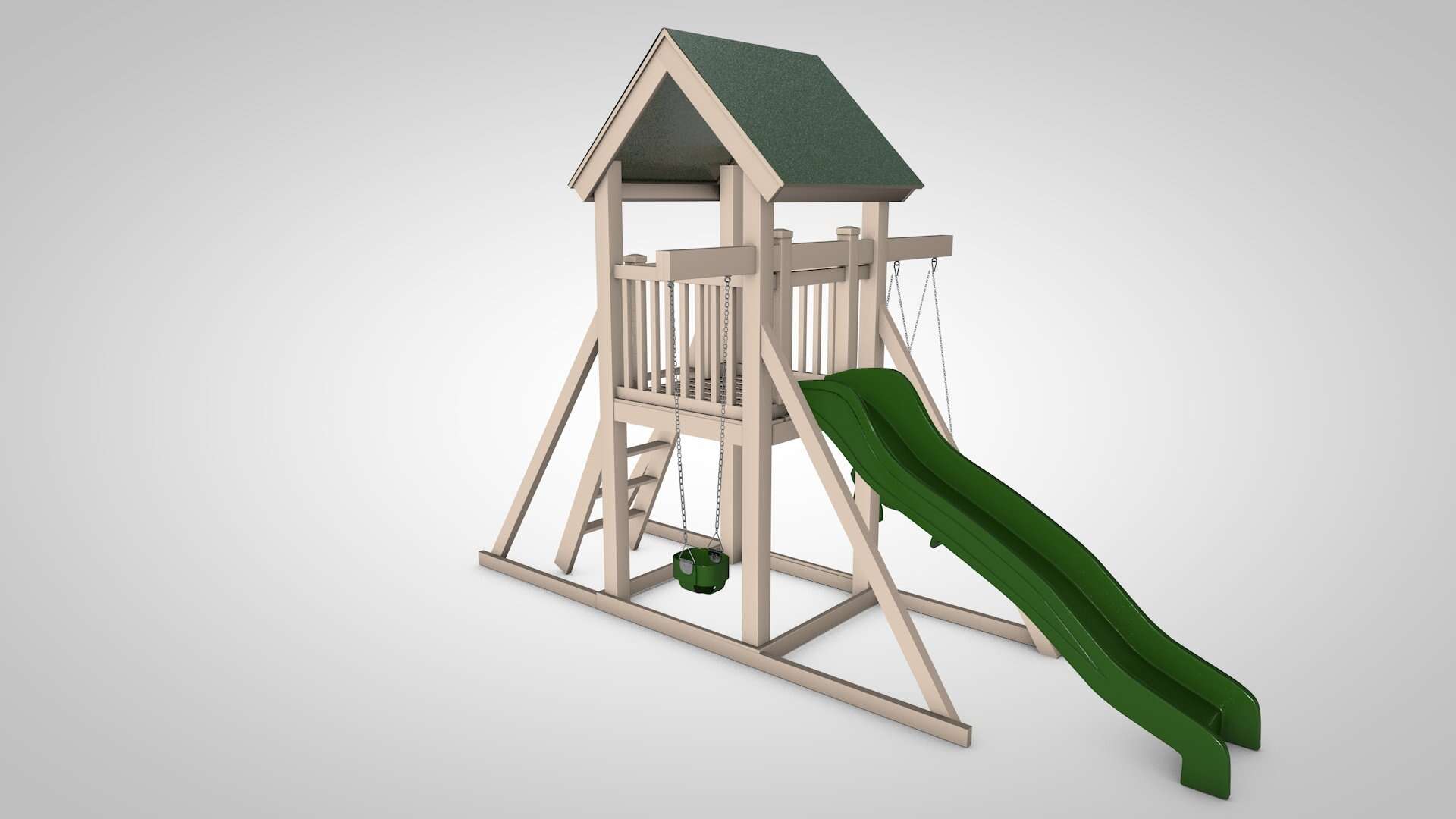 The Fort - Backyard Swing Set - Image 14