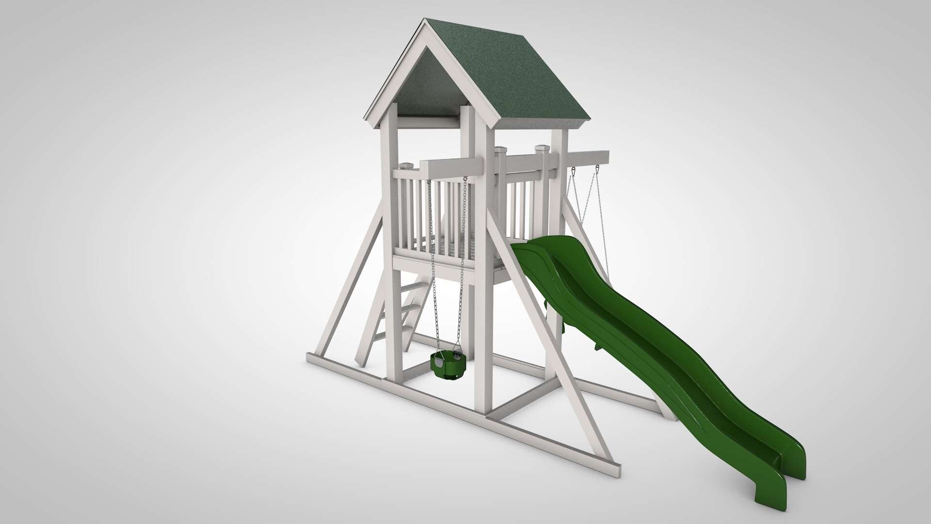 The Fort - Backyard Swing Set - Image 15