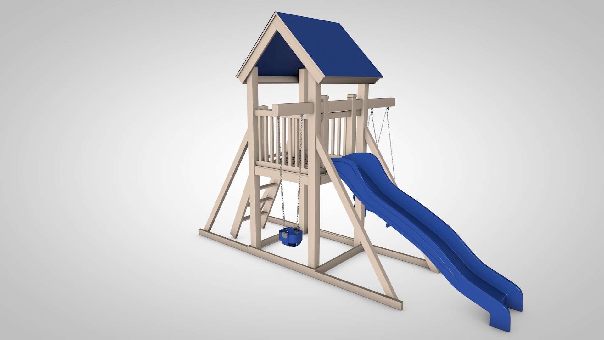 The Fort - Backyard Swing Set - Image 17