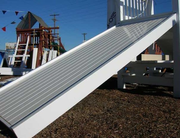 Super Wide Vinyl Ramp (5ft Platform)