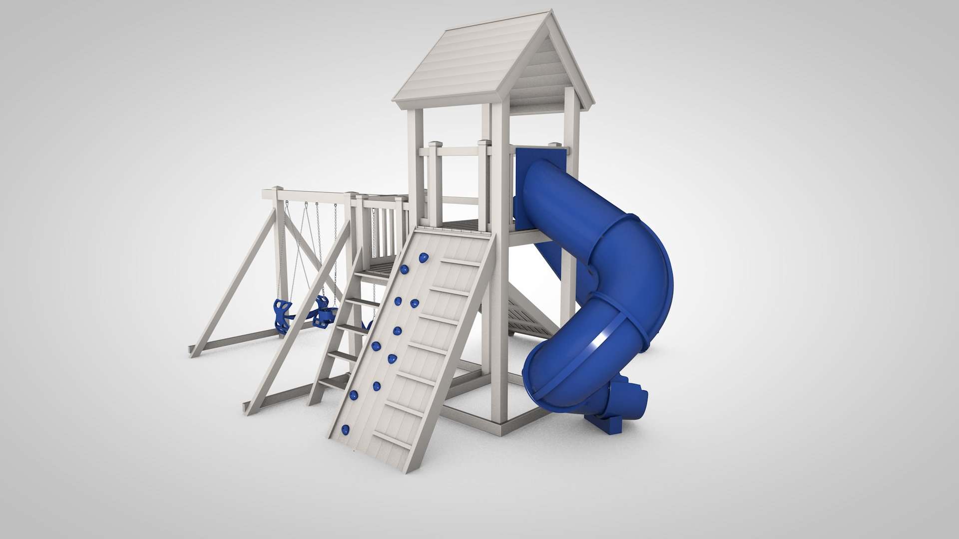 The Castle - Backyard Swing Set - Image 18