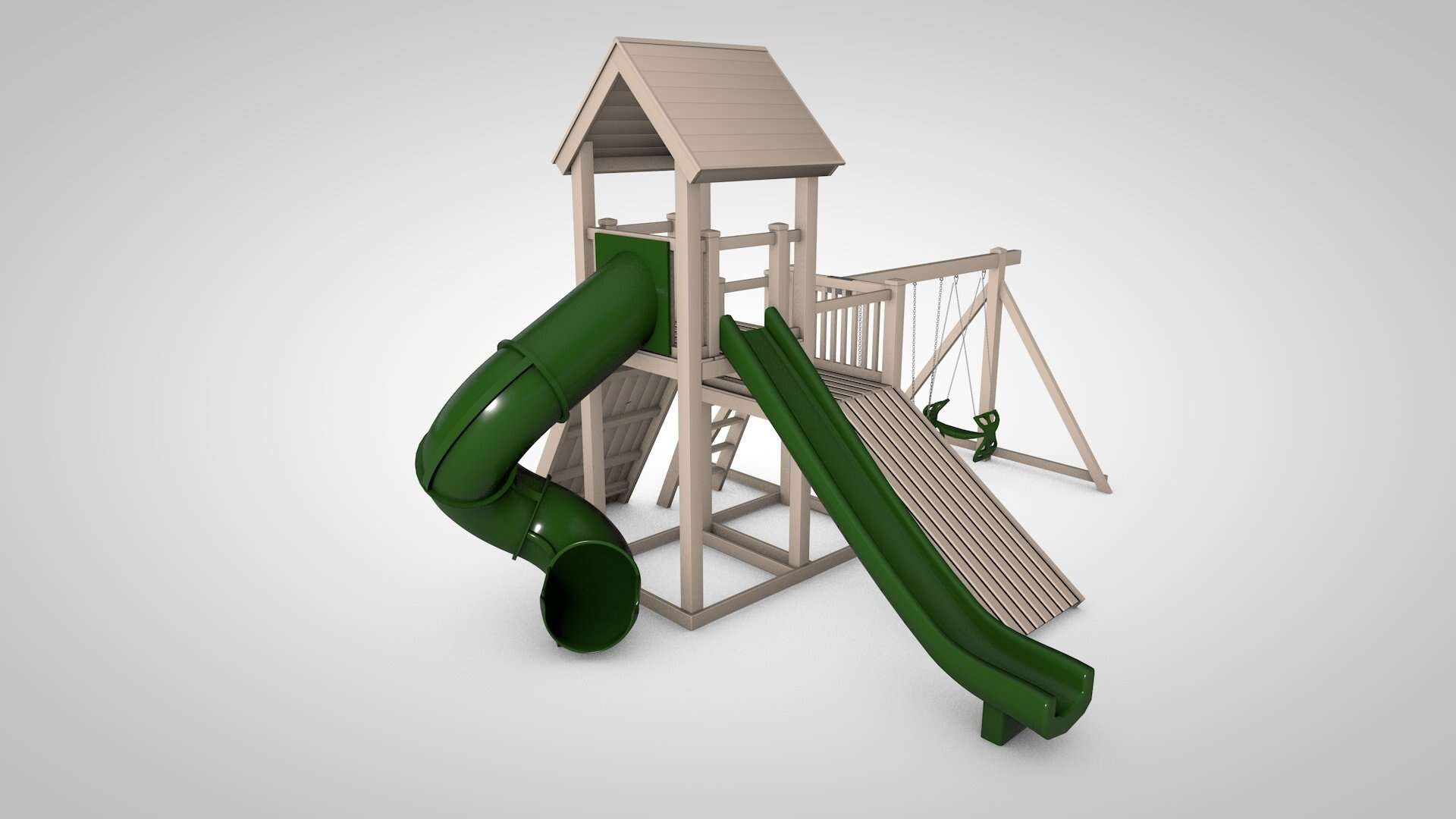 The Castle - Backyard Swing Set - Image 14