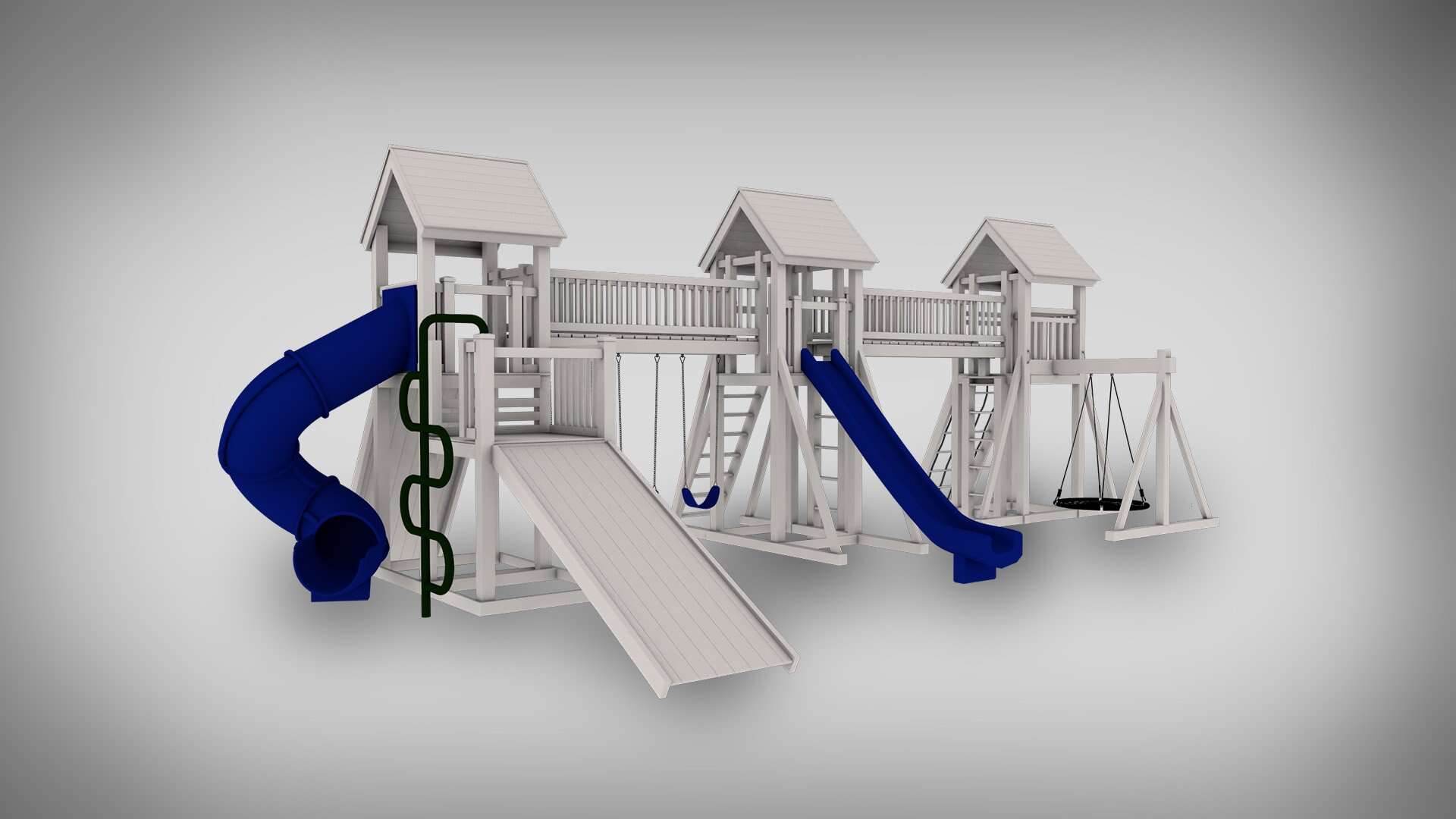 The Citadel - Backyard Swing Set - Image 11