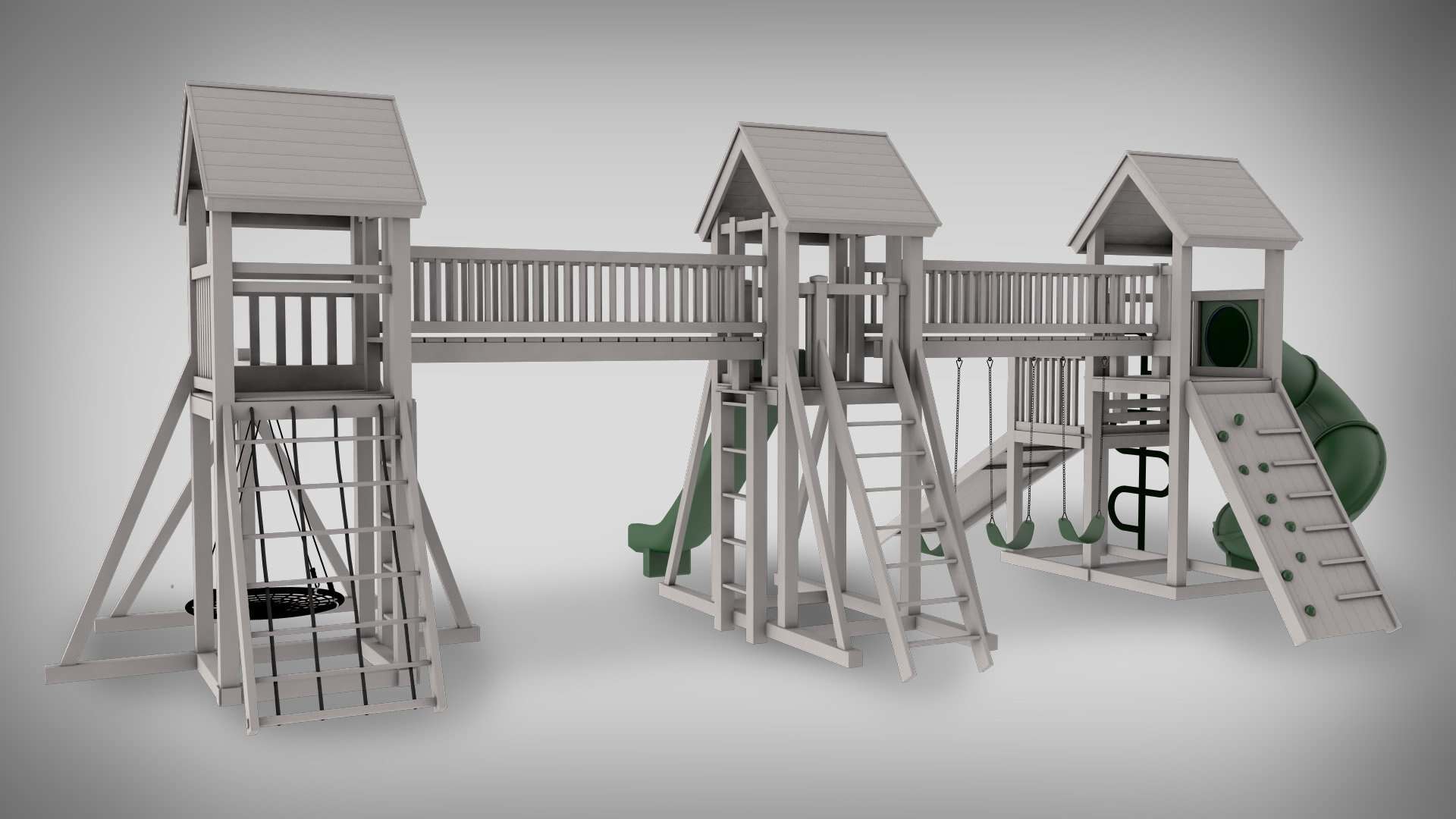 The Citadel - Backyard Swing Set - Image 12